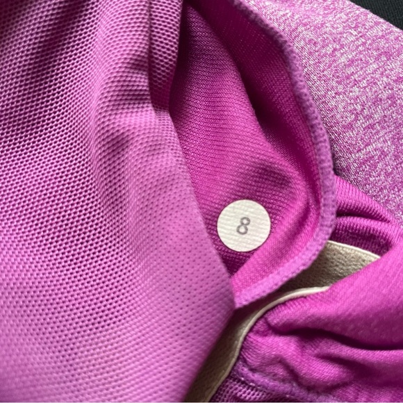 Lululemon Women's Scoop Neck Tank Top Size 8 Purple Pink Built In Bra Activewear - Picture 4 of 7